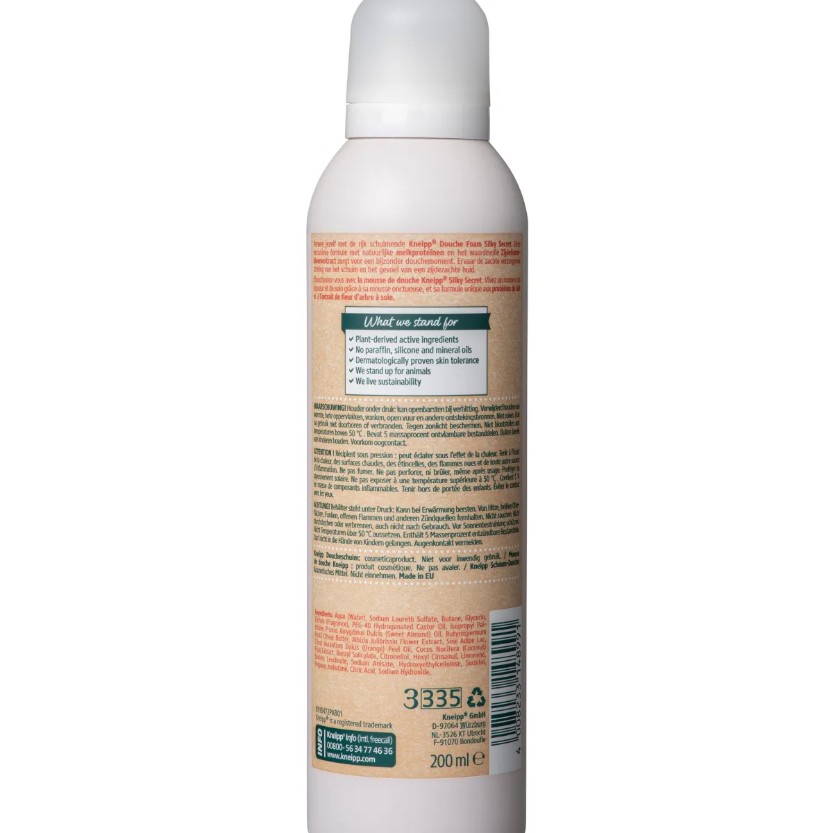 Clearance Kneipp Silky secret douche foam zijdeboombloem