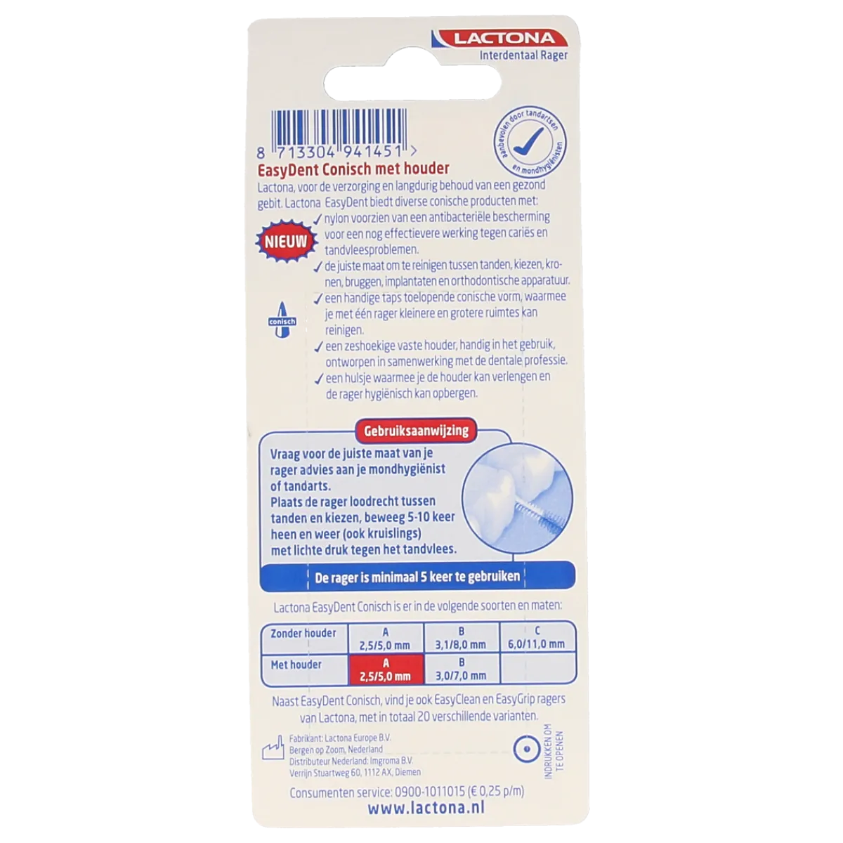 Lactona Easygrip type A 2,5-5mm