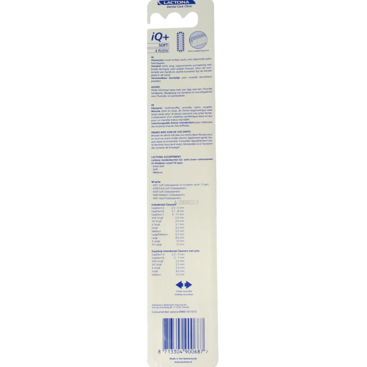 Lactona Tandenborstel IQ+ soft