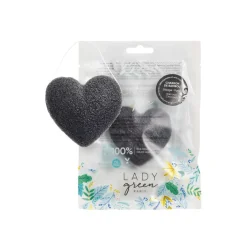 Outlet Lady Green Konjac gezichtsspons charcoal