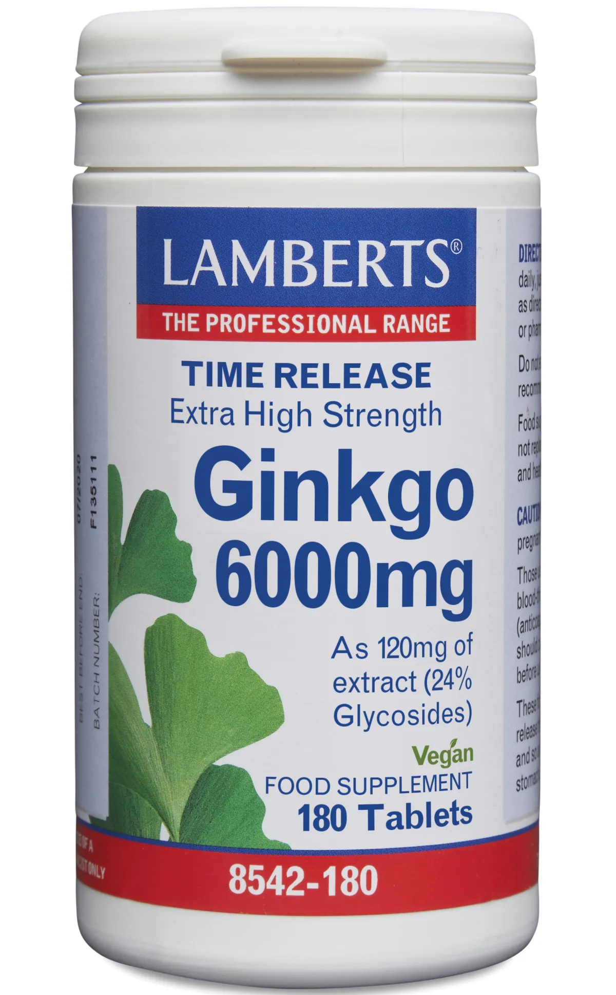 Lamberts Ginkgo 6000mg time release
