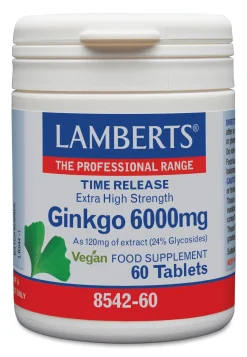 Hot Lamberts Ginkgo 6000mg time release