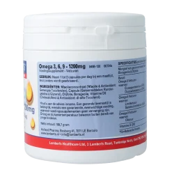 Lamberts Omega 3 6 9 visolie 1200mg + vitamine D3