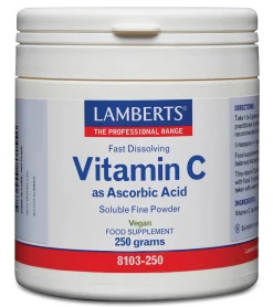 Hot Lamberts Vitamine C (ascorbinezuur) poeder