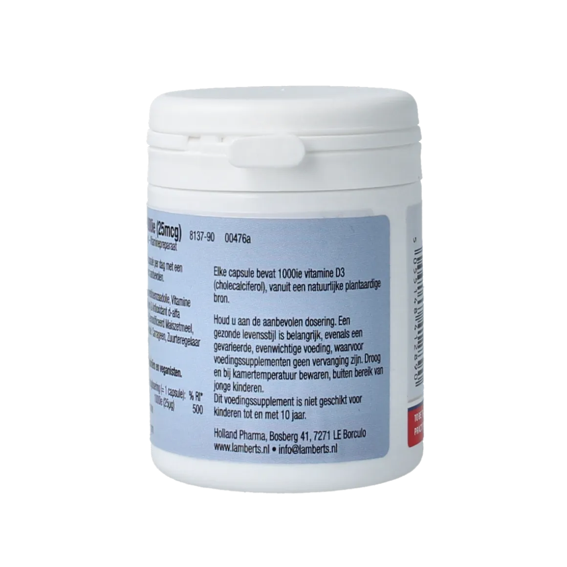 Lamberts Vitamine D3 1000IE 25mcg vegan