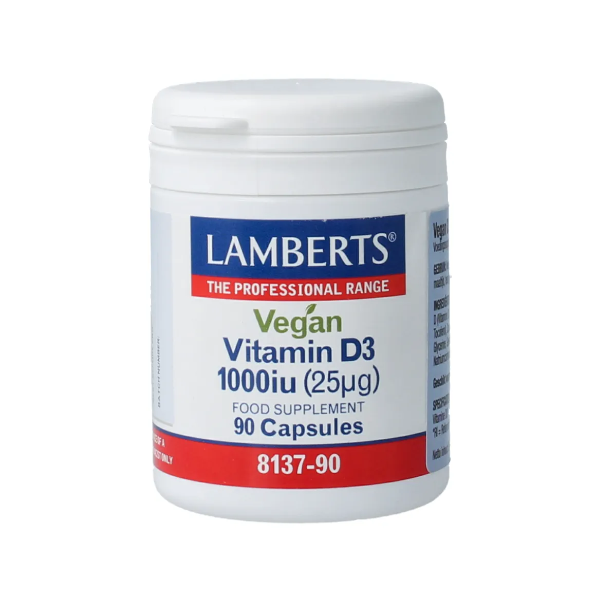 Lamberts Vitamine D3 1000IE 25mcg vegan