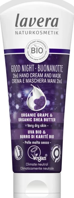 Best Lavera Good night 2-in-1 handcreme & masker bio