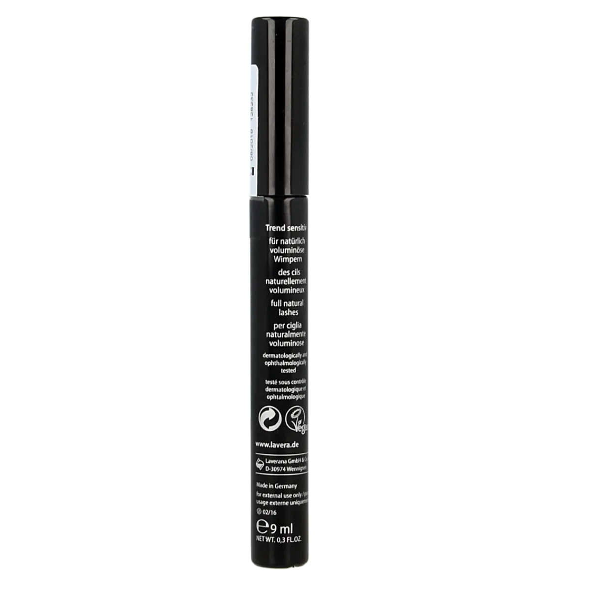 New Lavera Mascara volume black bio