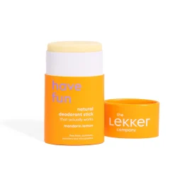 Lekker Company Deodorant stick mandarijn & citroen