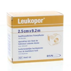 Outlet Leukopor Hechtpleister non-woven 9.2m x 2.5cm