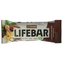 Lifefood Lifebar inchoco chocolade vanille raw bio