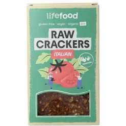 Outlet Lifefood Life crackers Italiaans raw bio