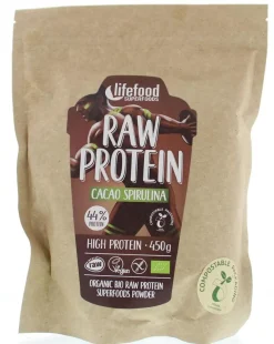 Lifefood Protein poeder cacao spirulina raw bio