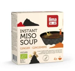 Best Lima Instant miso soep gember 4 x 15 gram bio