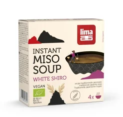 Discount Lima Instant miso soup white shiro 4 x 16.5 gram bio