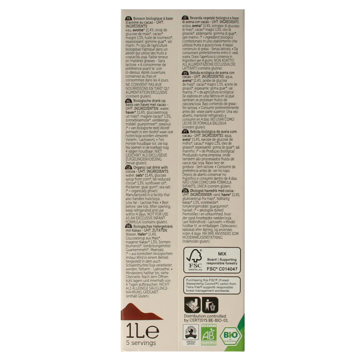 Lima Oat drink choco bio