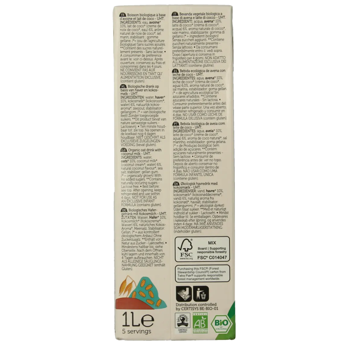 Lima Oat drink coco bio