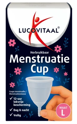 Clearance Lucovitaal Menstruatiecup maat L