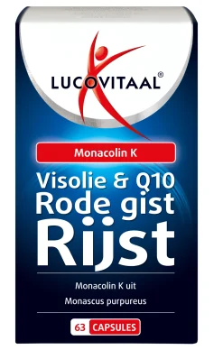 Lucovitaal Rode gist rijst + visolie & Q10