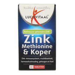 Lucovitaal Zink methionine & koper