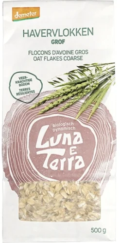 Luna E Terra Havervlokken grof demeter bio