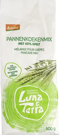 Clearance Luna E Terra Pannenkoekmix met spelt demeter bio