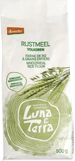 Luna E Terra Rijstemeel volkoren demeter bio