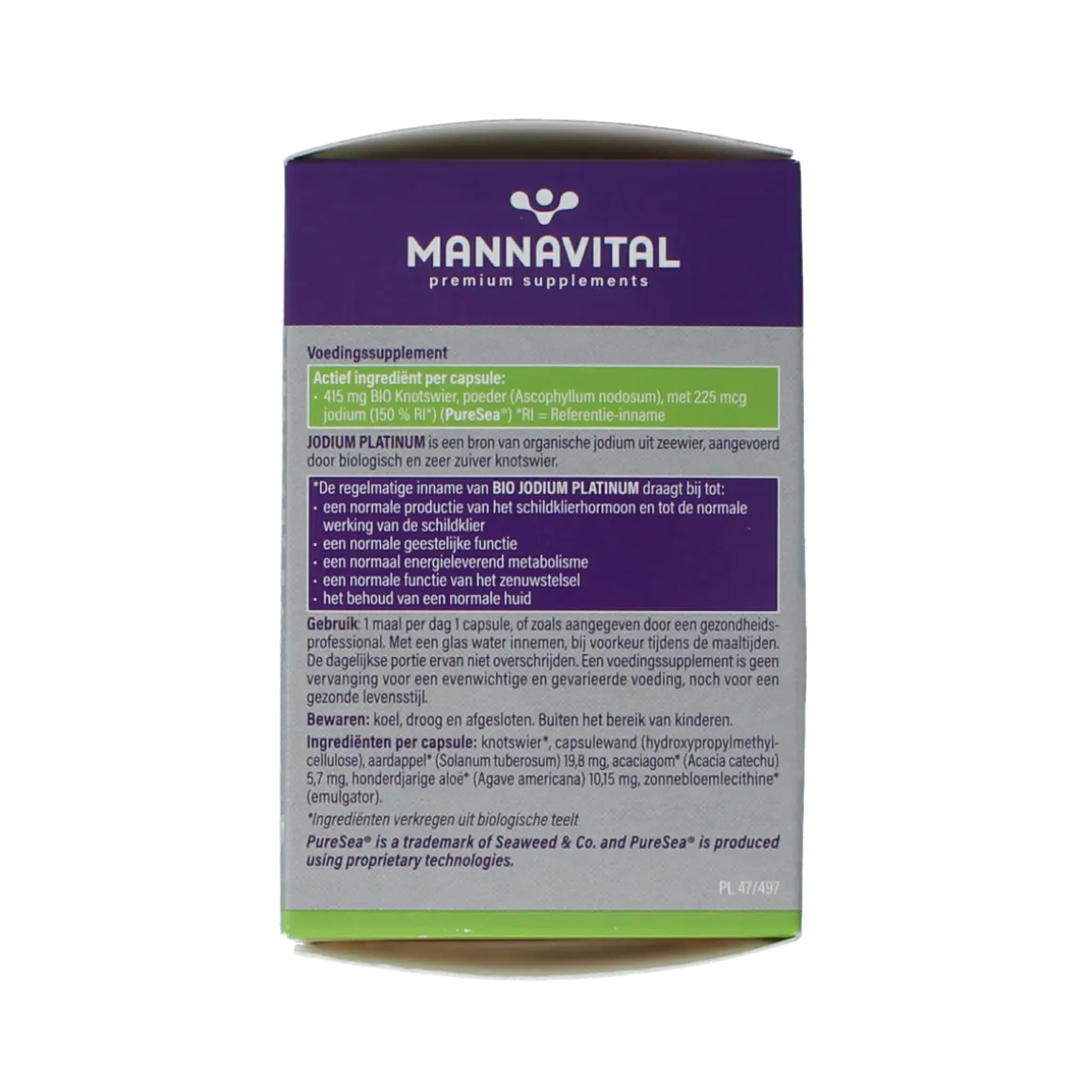 Mannavital Jodium platinum bio