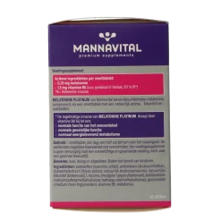 Clearance Mannavital Melatonine platinum