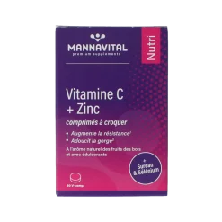 Mannavital Vitamine C plus zink