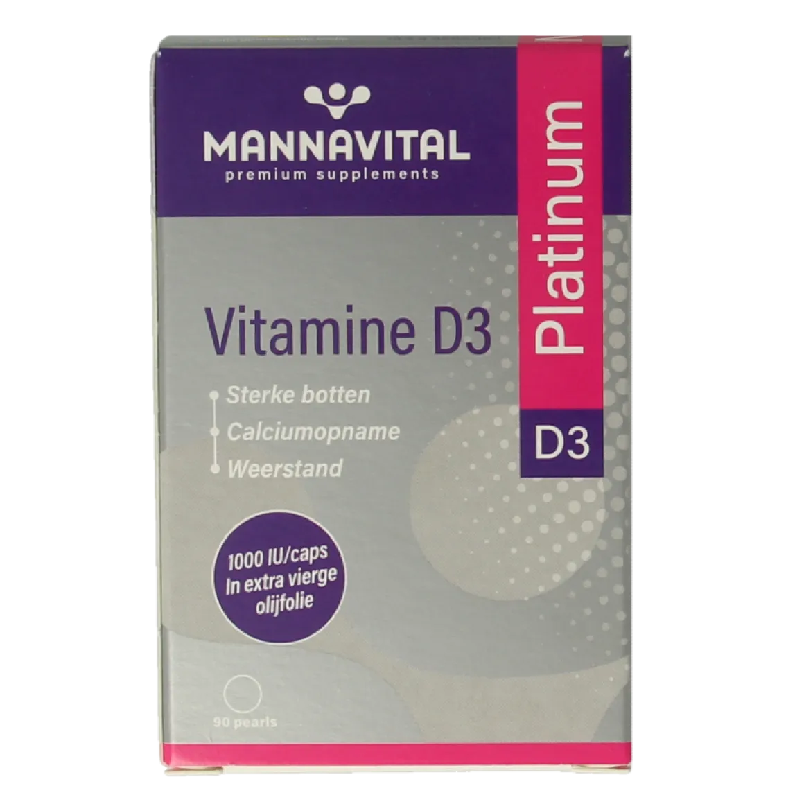 Mannavital Vitamine D3 platinum