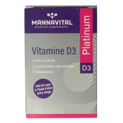 Mannavital Vitamine D3 platinum