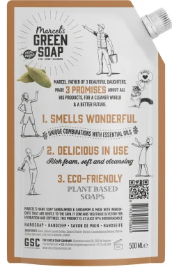 Clearance Marcel's Green Soap Handzeep sandelhout & kardemom navul