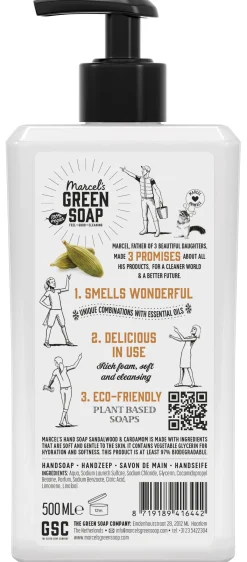 Online Marcel's Green Soap Handzeep sandelhout & kardemom