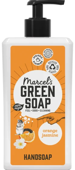 Hot Marcel's Green Soap Handzeep sinaasappel & jasmijn