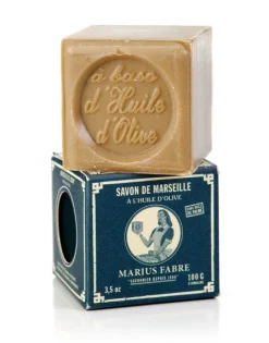 Marius Fabre Savon marseille zeep in doos olijf