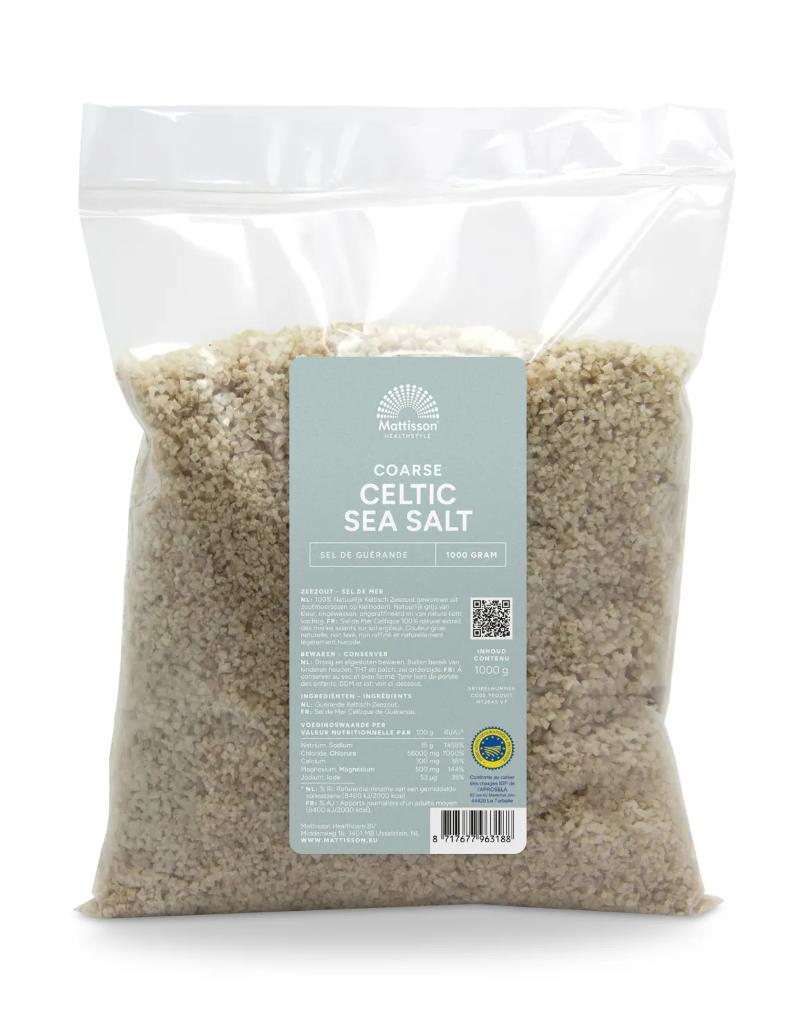 Mattisson Keltisch zeezout celtic sea salt grof