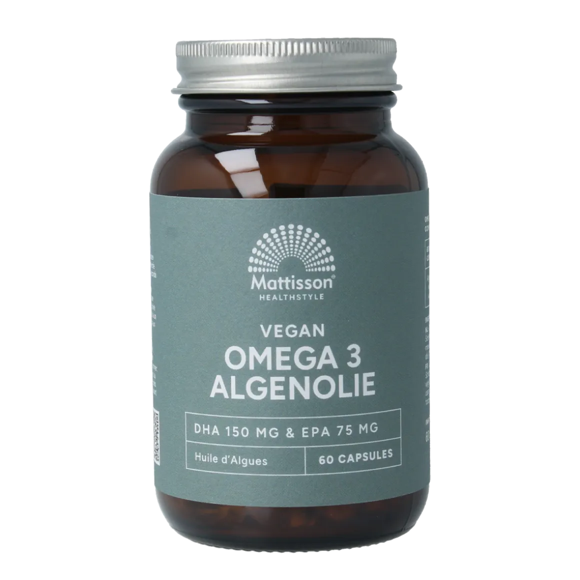 Mattisson Vegan omega 3 algenolie DHA 150mg EPA 75mg