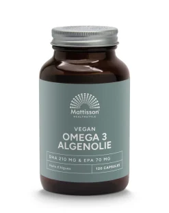 Discount Mattisson Vegan omega-3 algenolie DHA 210mg EPA 70mg