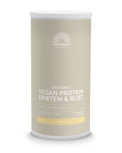 Mattisson Vegan protein erwten & rijst vanille bio