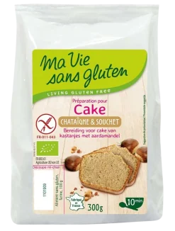 New Ma Vie Sans Amandel kastanje cakemix glutenvrij bio