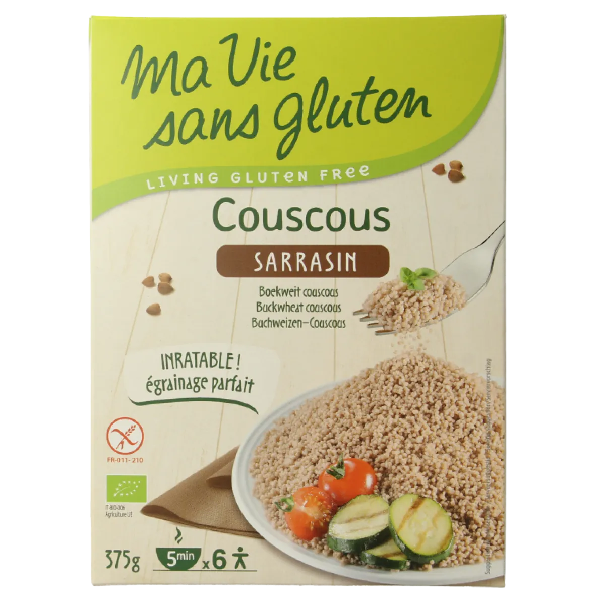 Online Ma Vie Sans Couscous 100% boekweit glutenvrij bio