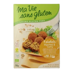 Online Ma Vie Sans Falafel met groente & curry glutenvrij bio
