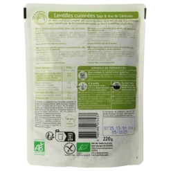 Ma Vie Sans Gekookte linzen soja & granenduo glutenvrij bio