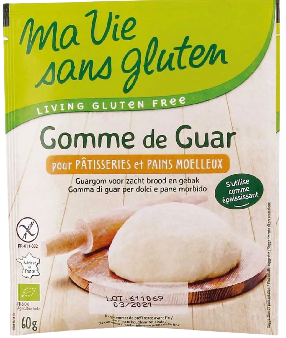 Discount Ma Vie Sans Guargom voor zacht brood en gebak bio