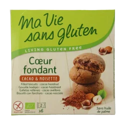 Ma Vie Sans Koekjes met creme choco/hazelnoot glutenvrij bio