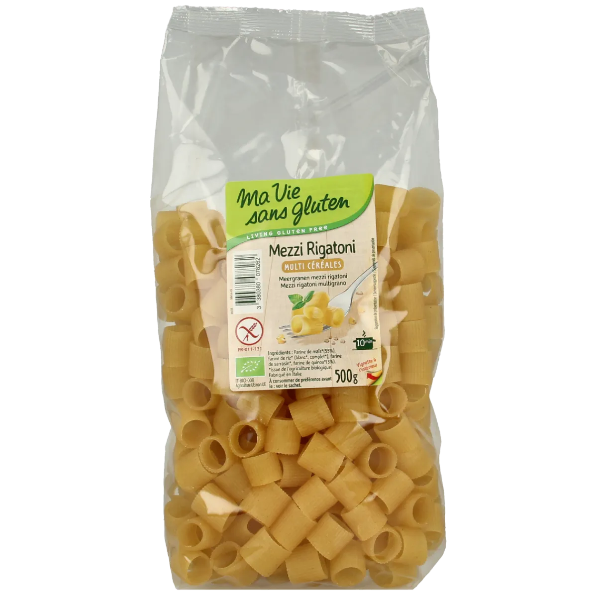 Hot Ma Vie Sans Meergranen mezzi rigatoni pasta glutenvrij bio