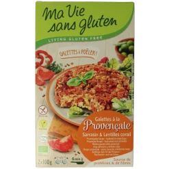 Ma Vie Sans Provencaalse burgers 2 x 100g glutenvrij vegan bio