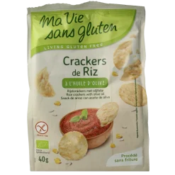 Ma Vie Sans Rijstcrackers met olijfolie glutenvrij bio