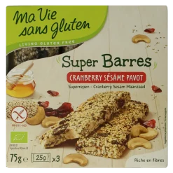 Ma Vie Sans Super repen sesam & cranberry glutenvrij bio